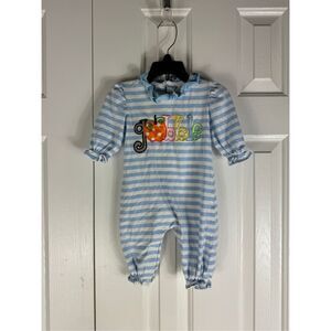 Stitchy Fish Girls Gobble Romper Size 3m